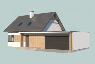 SEVILLA 3B szkielet drewniany z podwójnym garażem